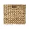 8 Pack: Small Natural Woven Water Hyacinth Cube Basket by Ashland®